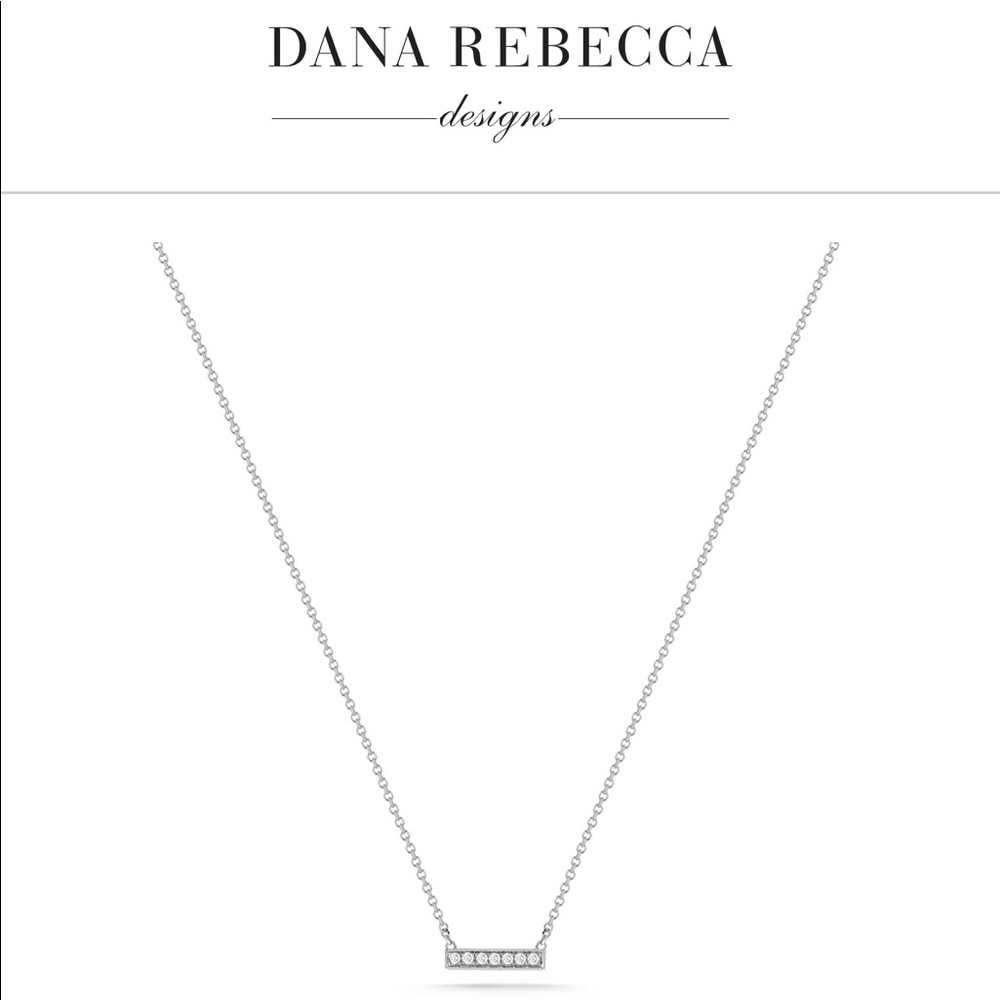 Dana Rebecca Sylvia Rose Bar Necklace
